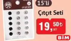 ÇITÇIT SETİ 15'Lİ